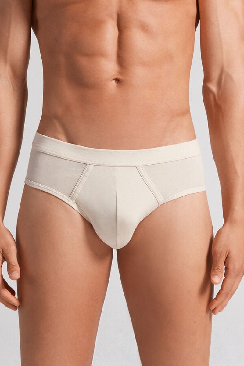 Intimissimi Fresh Supima® Cotton Briefs Bež | SN-ITMSM58562