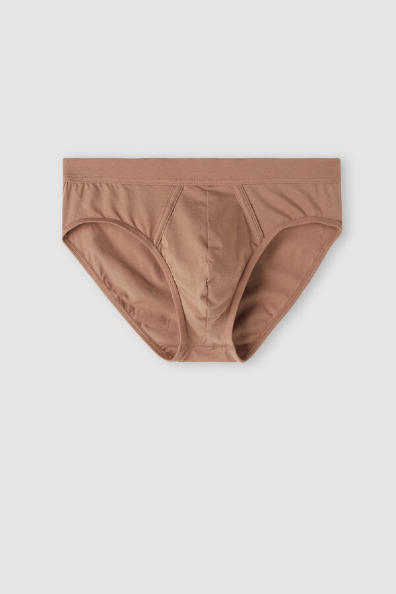 Intimissimi Fresh Supima® Cotton Briefs Bež | SN-ITMSM58563