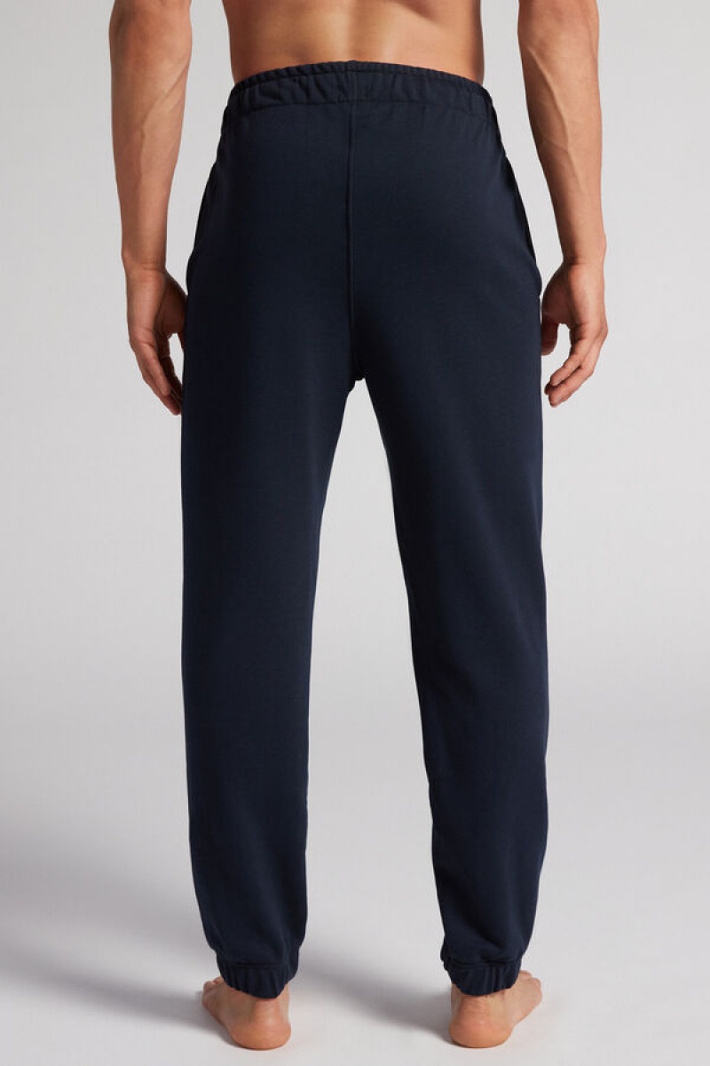 Intimissimi Full Length Lightweight Sweatpants Plave | SN-ITMSM58678