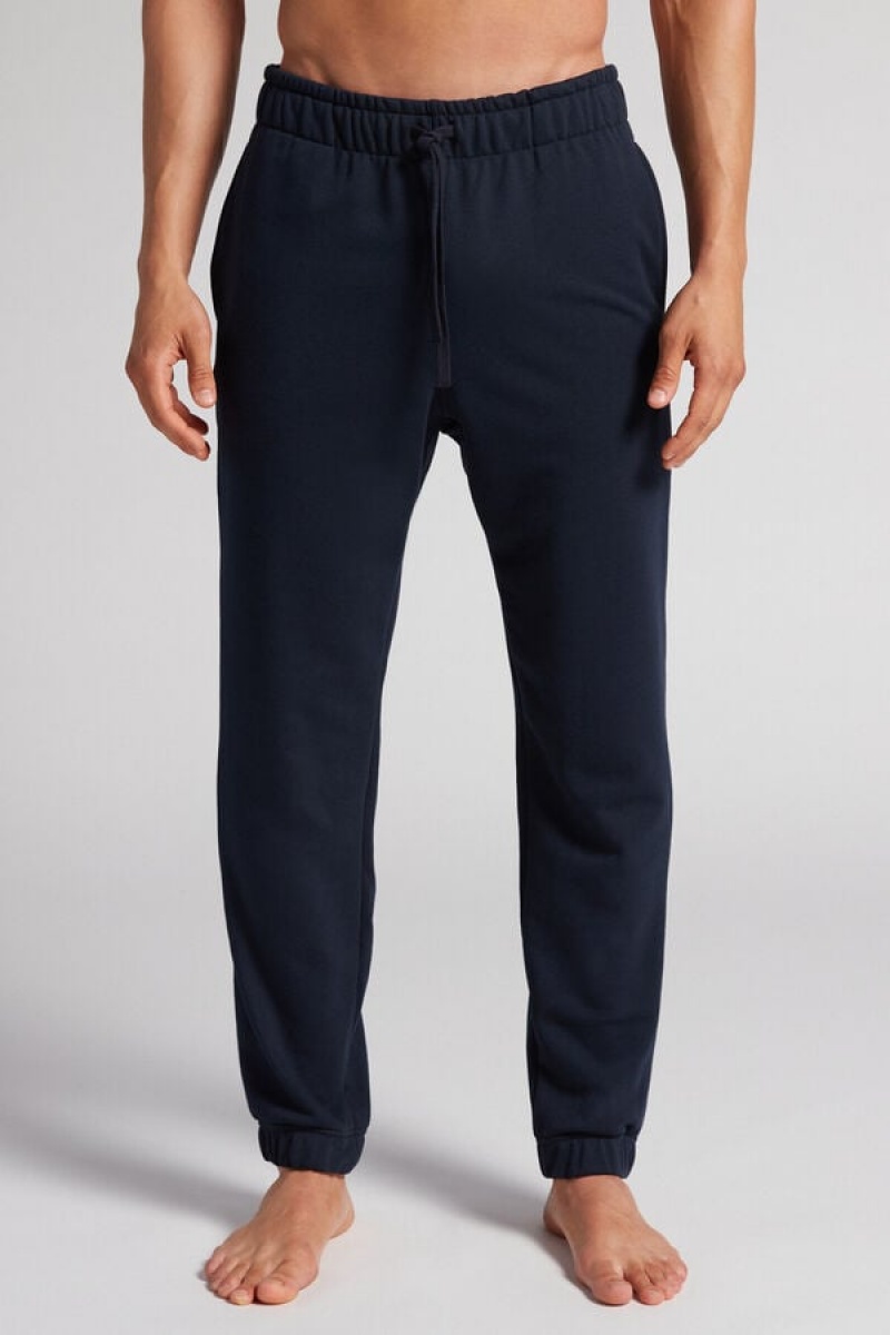 Intimissimi Full Length Lightweight Sweatpants Plave | SN-ITMSM58678