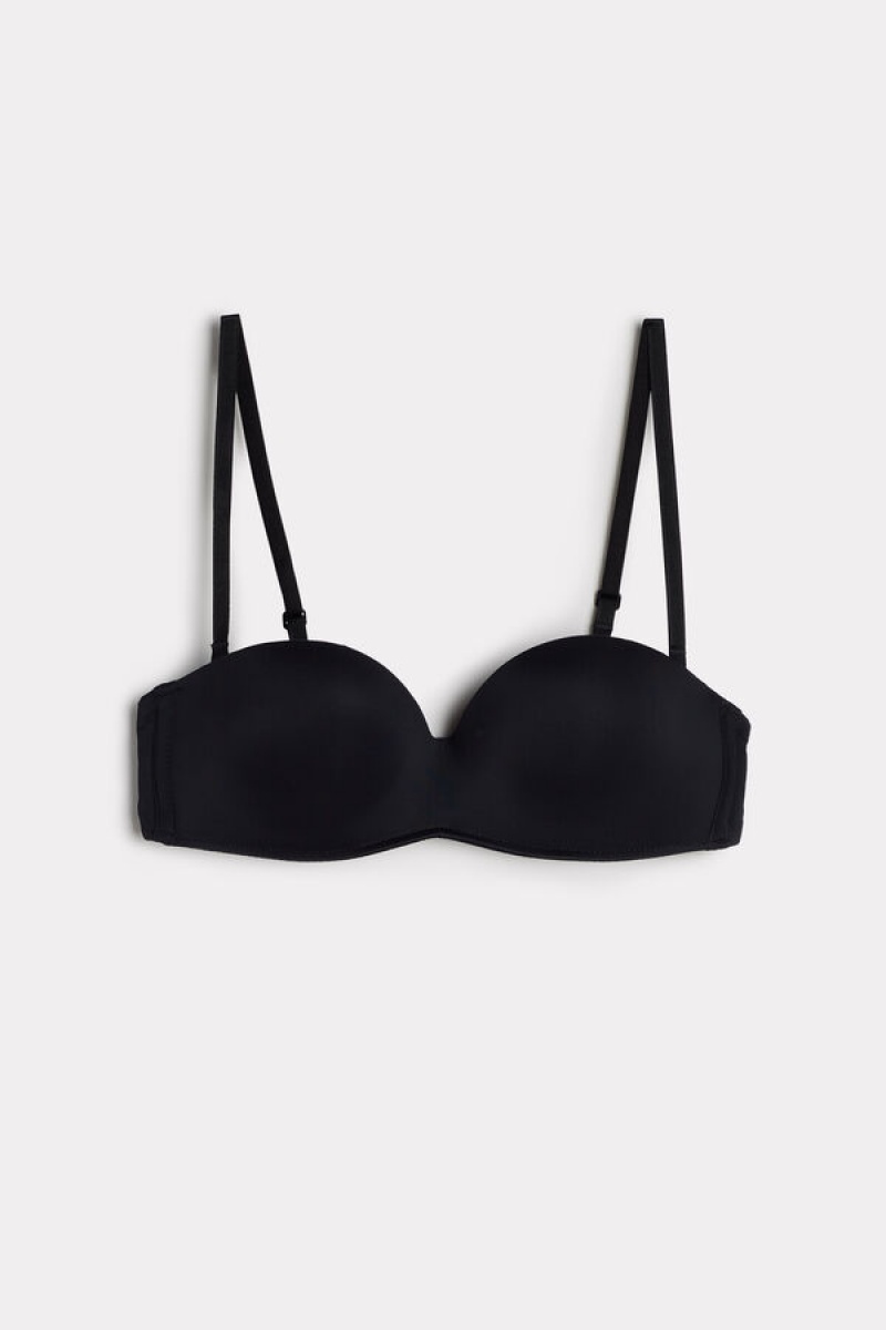 Intimissimi Gioia Bandeau Bra Crne | SN-ITMSM56949