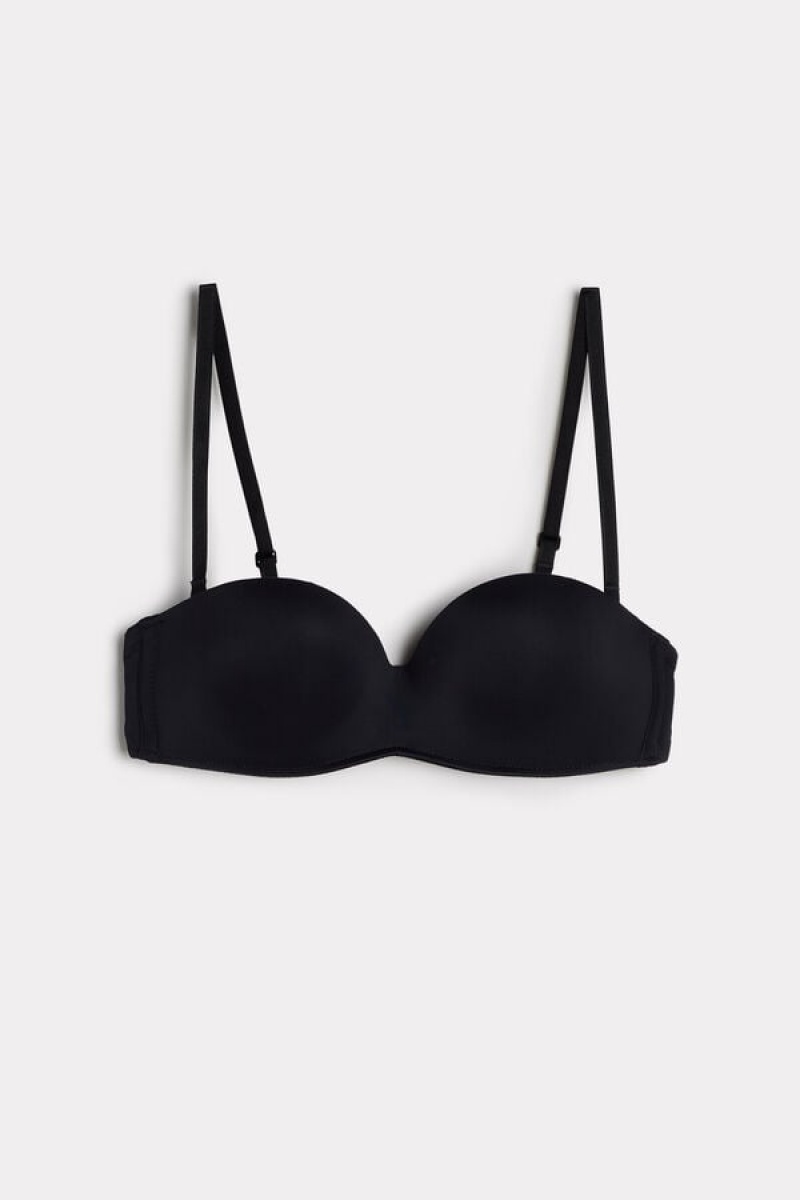 Intimissimi Gioia Bandeau Bra Crne | SN-ITMSM56962