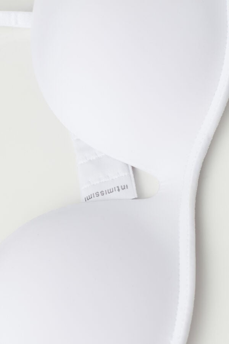 Intimissimi Gioia Push-up Bra In Ultralight Microfiber Bijele | SN-ITMSM57050