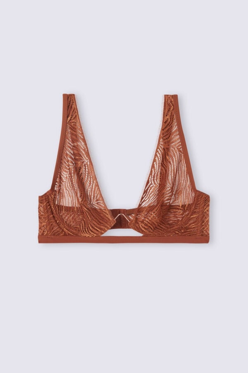 Intimissimi Go Animalier Balconette Bra Narančaste | SN-ITMSM56546