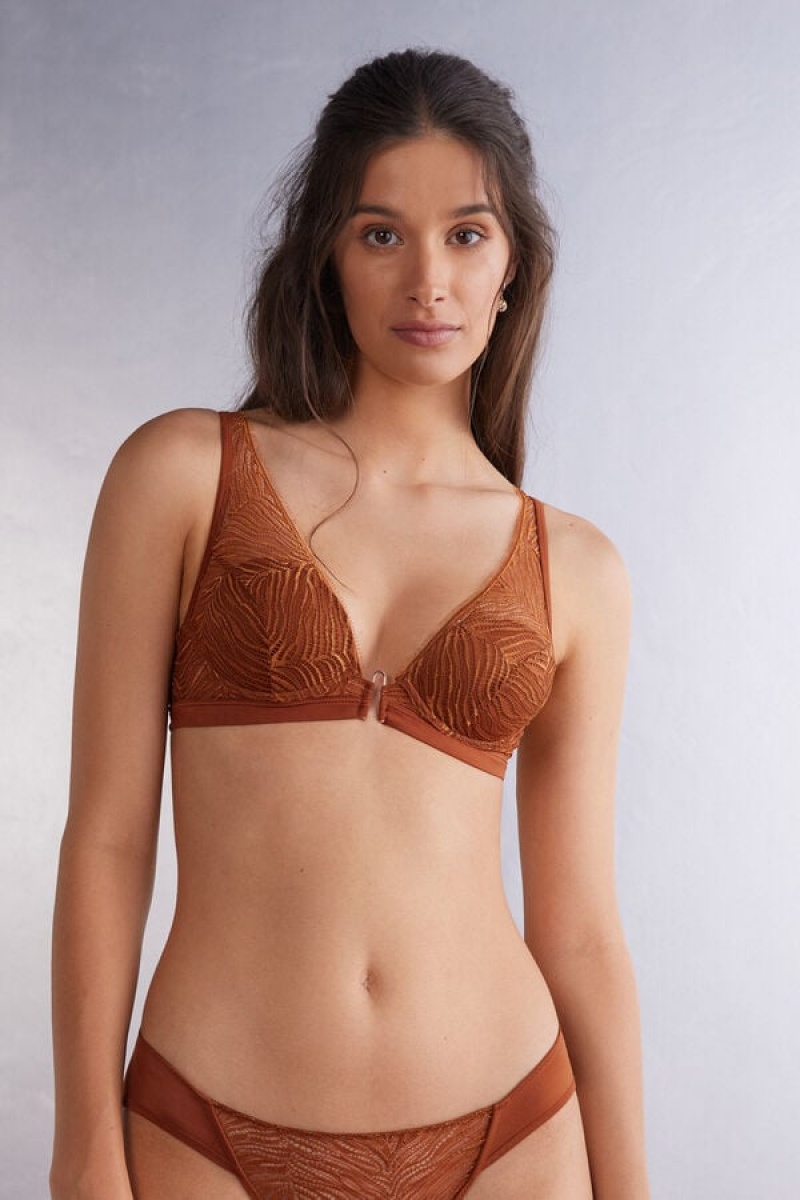 Intimissimi Go Animalier Elena Balconette Bra Narančaste | SN-ITMSM56545