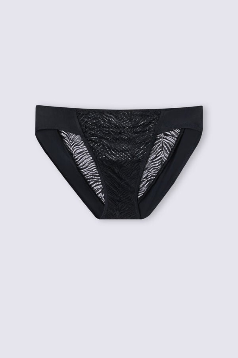 Intimissimi Go Animalier Panties Crne | SN-ITMSM57620