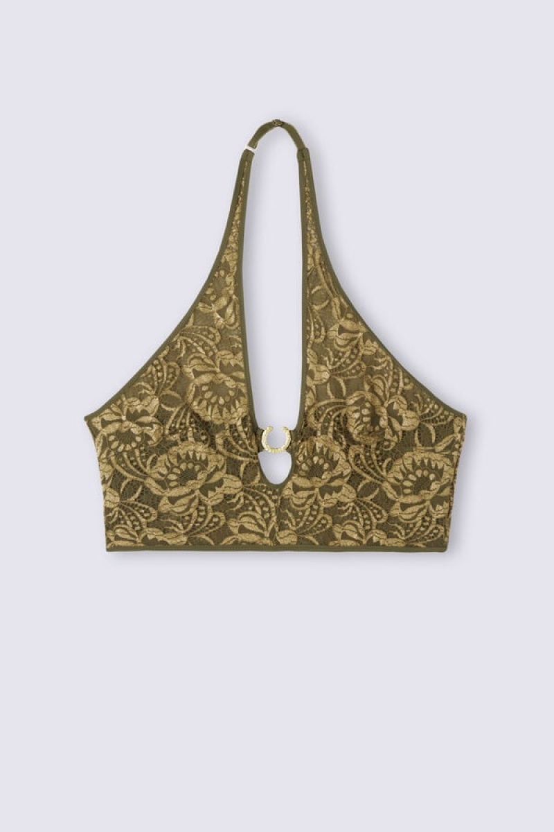 Intimissimi Golden Goddess Bra Top Zelene | SN-ITMSM56879