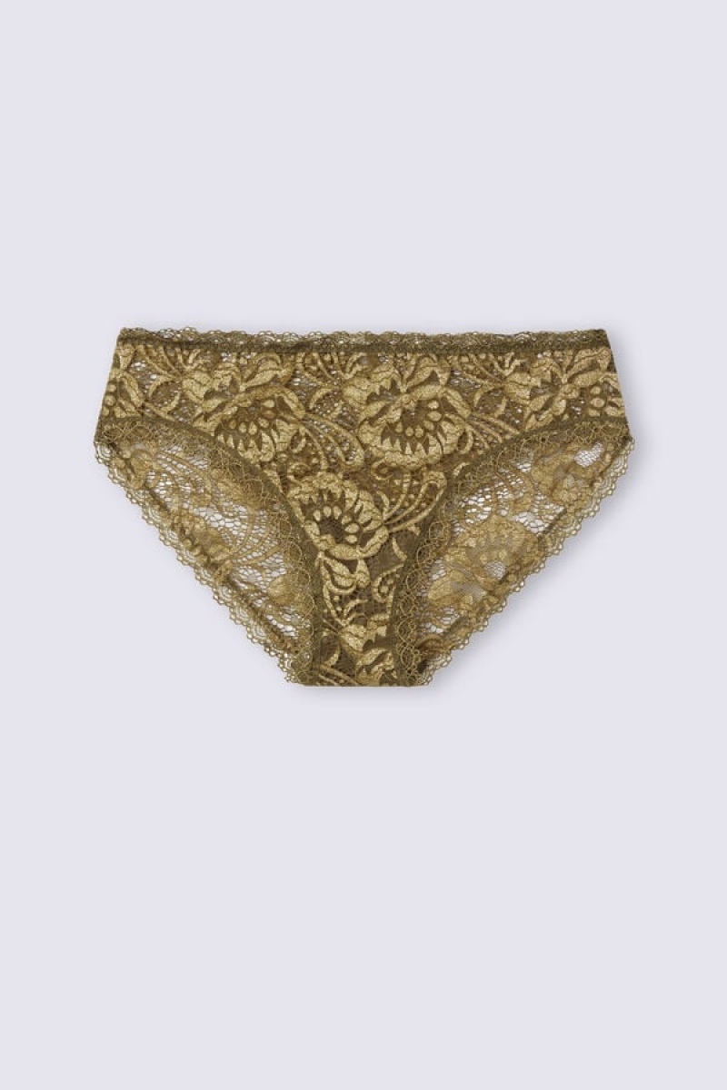 Intimissimi Golden Goddess Panties Zelene | SN-ITMSM57616