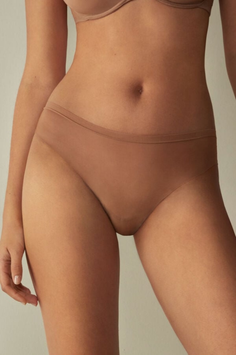 Intimissimi Invisible Touch Brazilian Panties Bež | SN-ITMSM57422