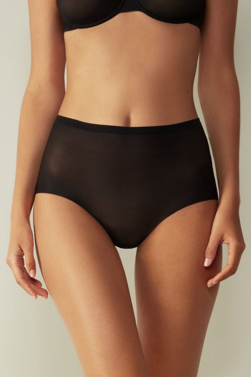 Intimissimi Invisible Touch Hipster Crne | SN-ITMSM57661