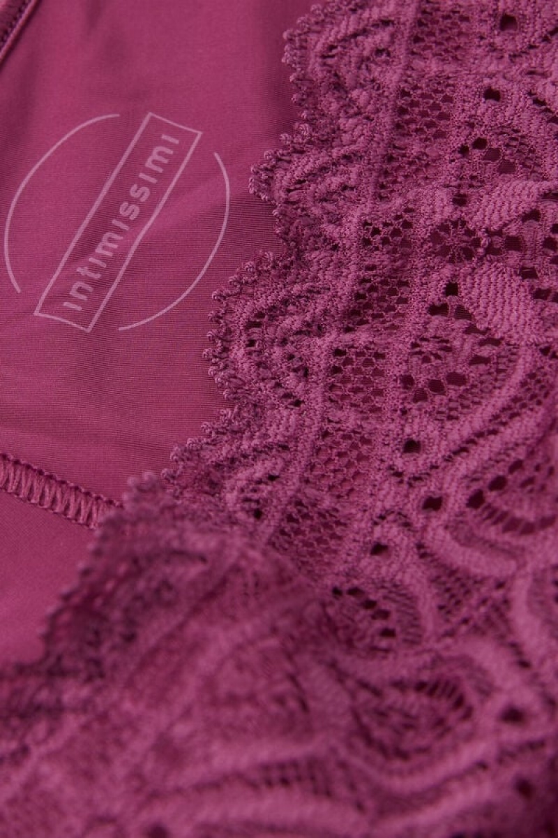 Intimissimi Lace And Microfiber Brazilian | SN-ITMSM57472