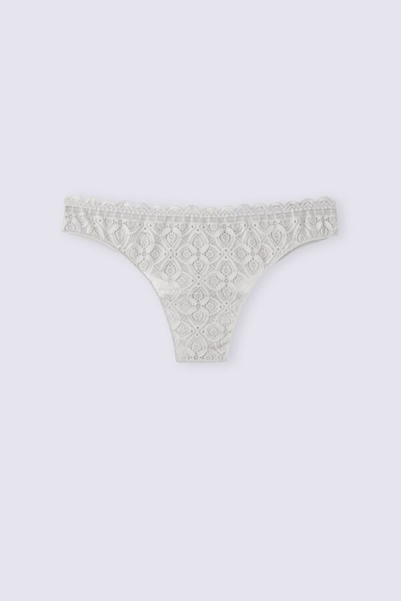 Intimissimi Lace And Microfiber Brazilian Sive | SN-ITMSM57474