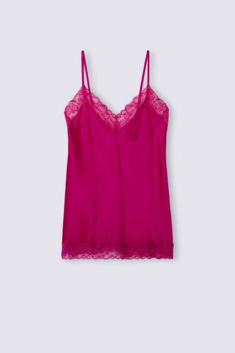 Intimissimi Lace And Silk Top Roze | SN-ITMSM58008