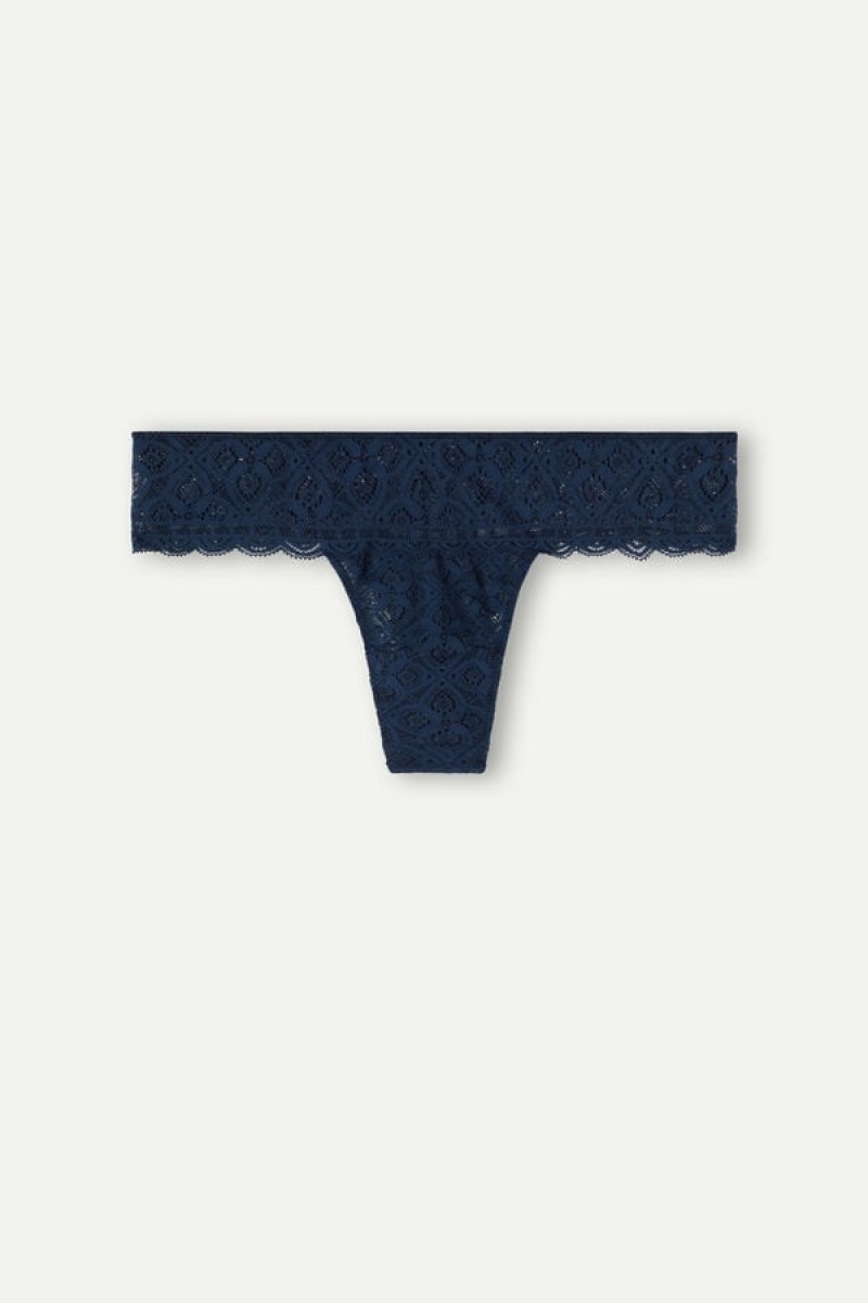 Intimissimi Lace Brazilian Plave | SN-ITMSM57444