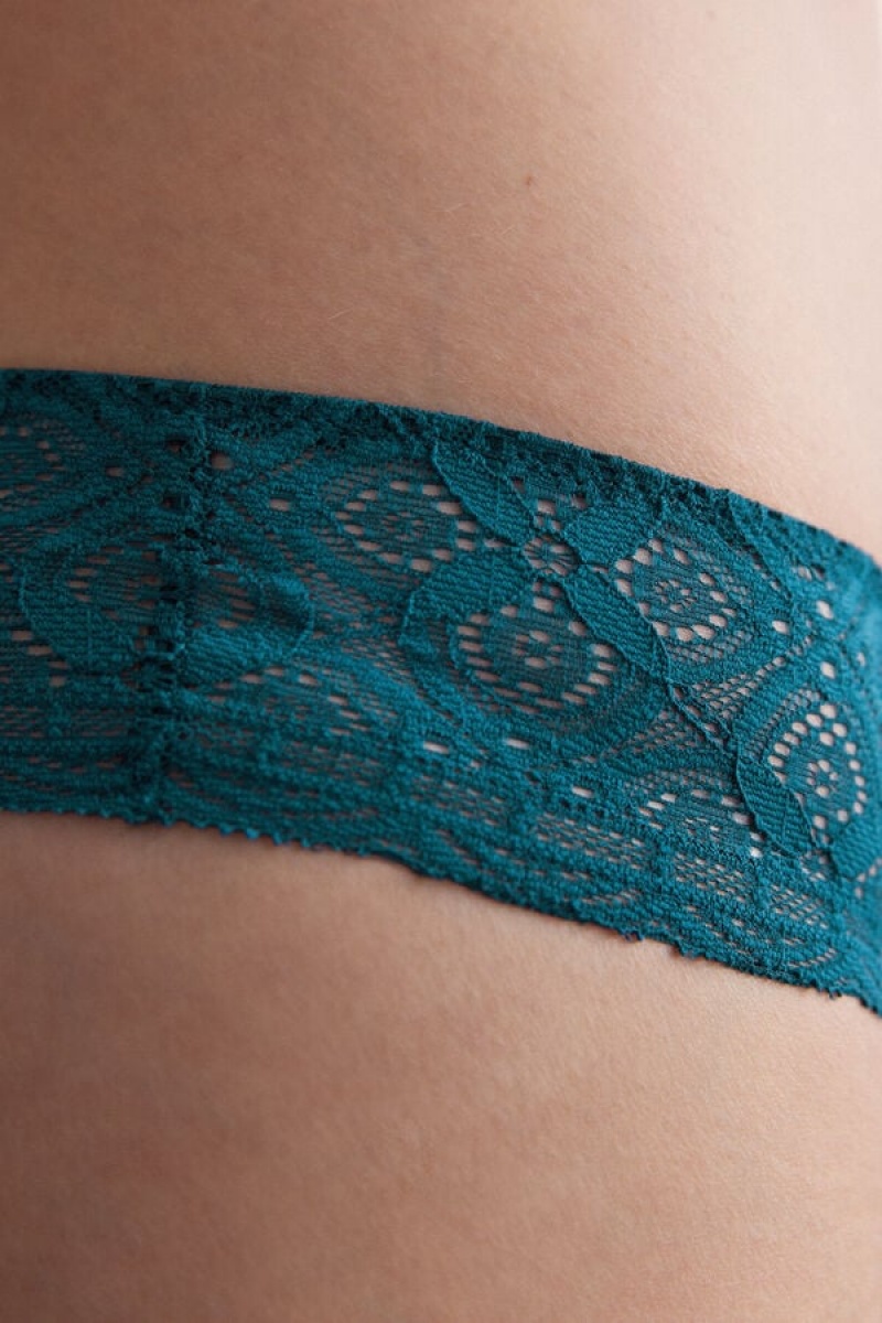 Intimissimi Lace Brazilian Plave | SN-ITMSM57486