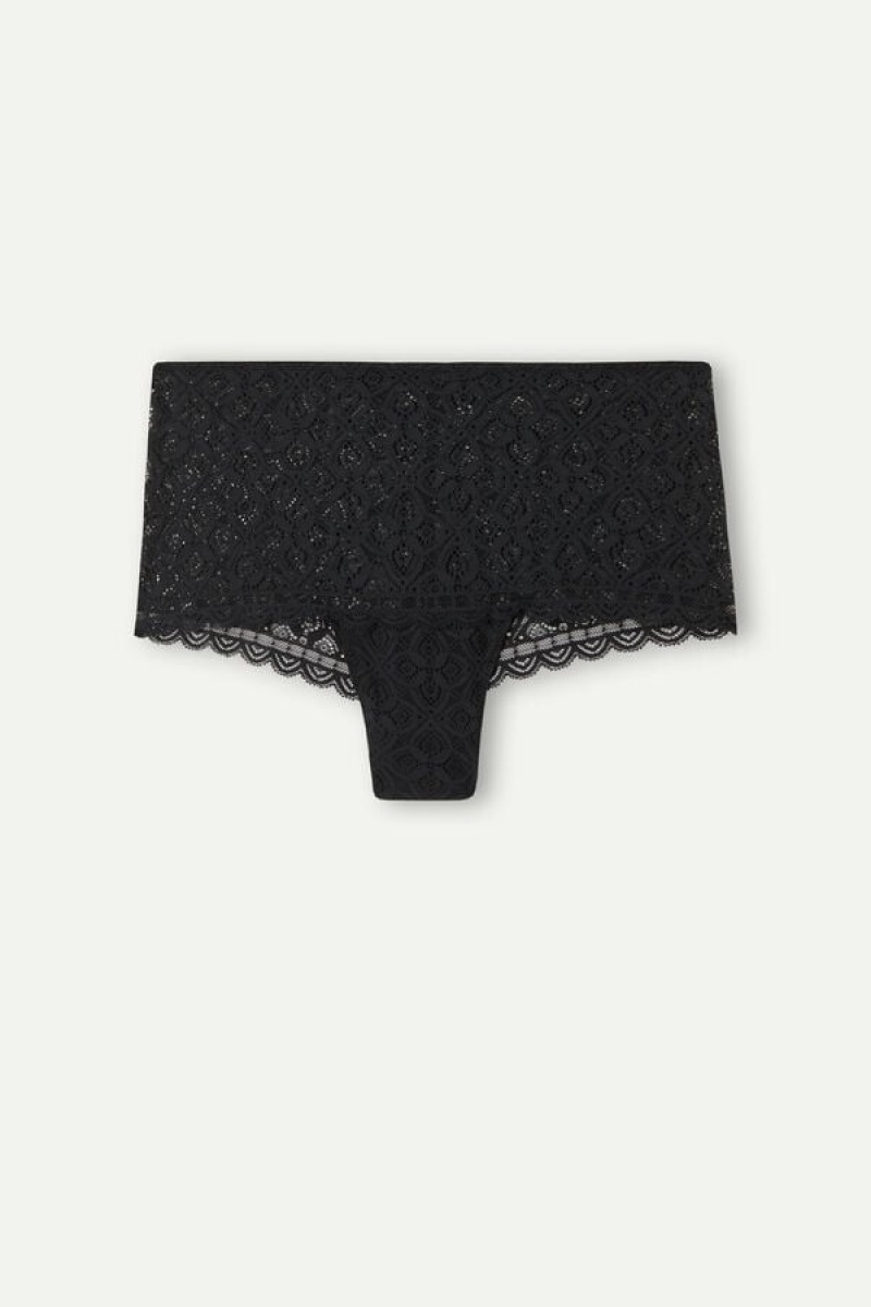 Intimissimi Lace Hipster Crne | SN-ITMSM57668