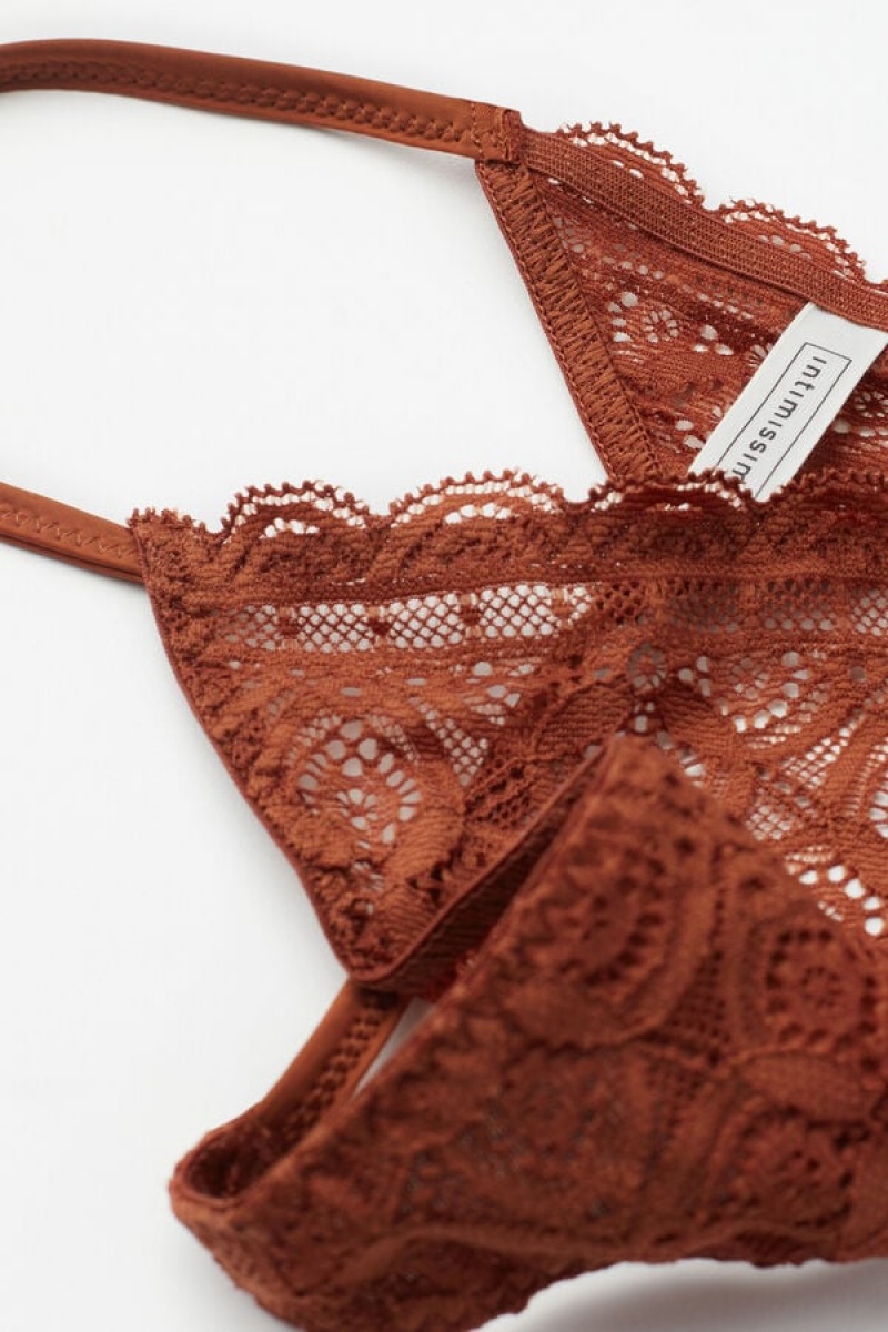 Intimissimi Lace String Thong Narančaste | SN-ITMSM57737