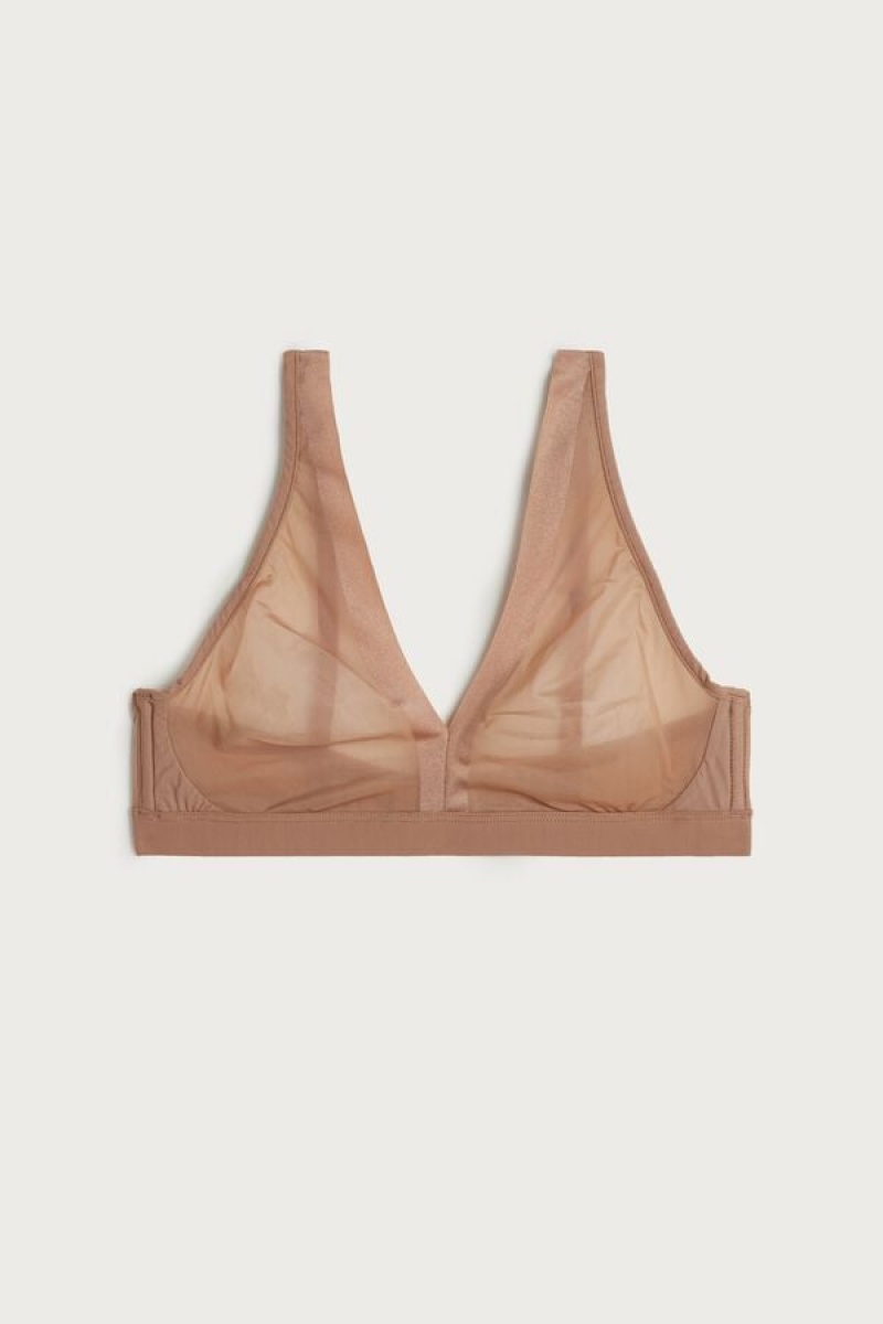 Intimissimi Lara Invisible Touch Triangle Bra Bež | SN-ITMSM56618