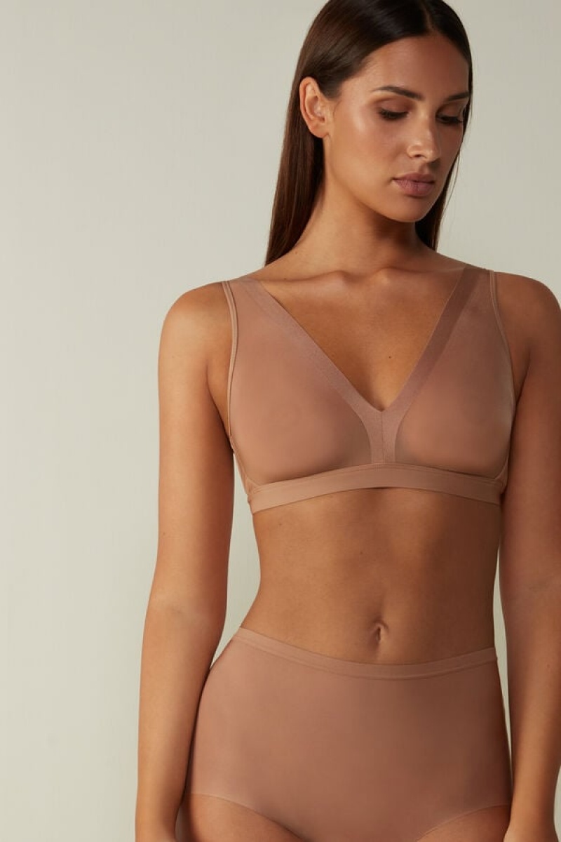 Intimissimi Lara Invisible Touch Triangle Bra Bež | SN-ITMSM56817