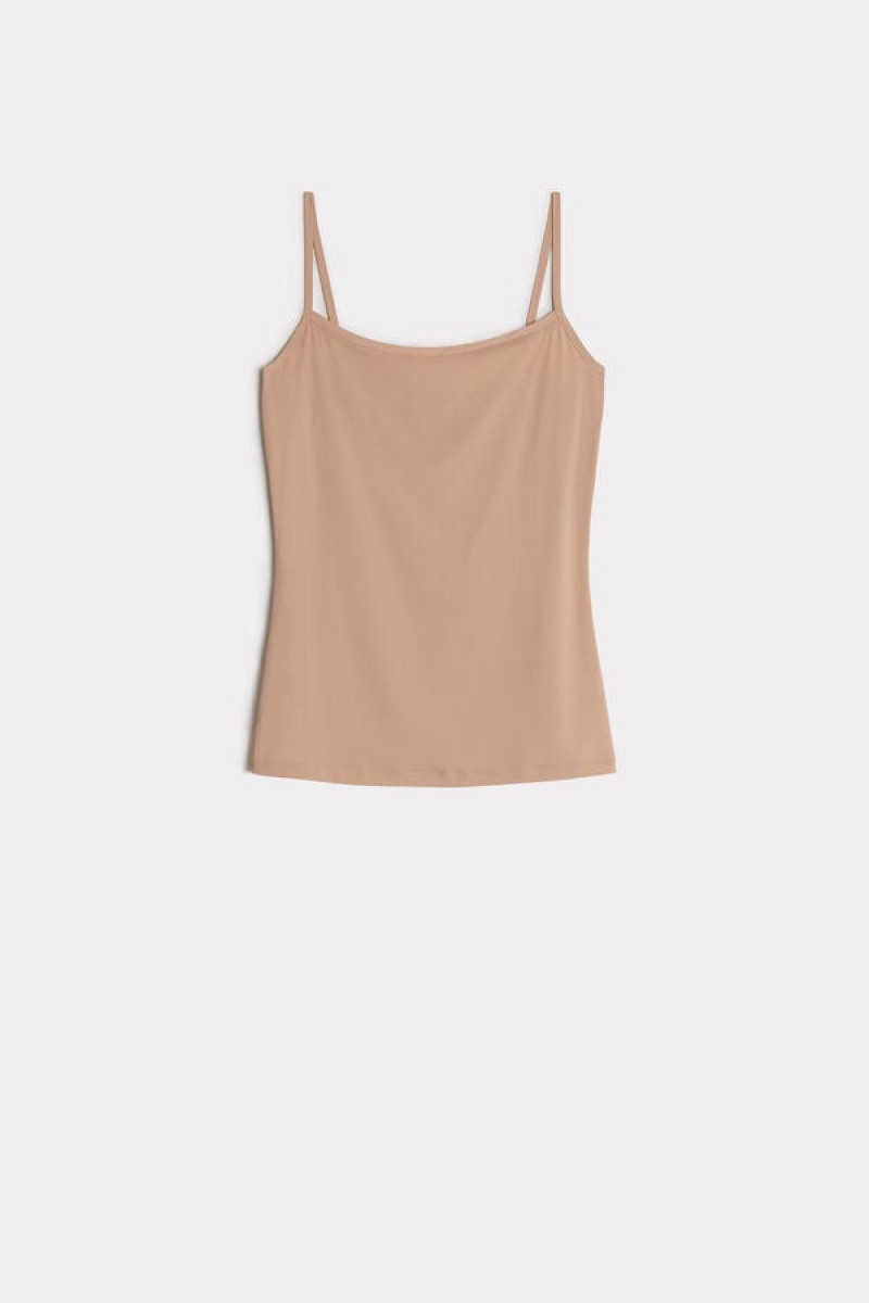 Intimissimi Light Microfiber Cami Bež | SN-ITMSM57915