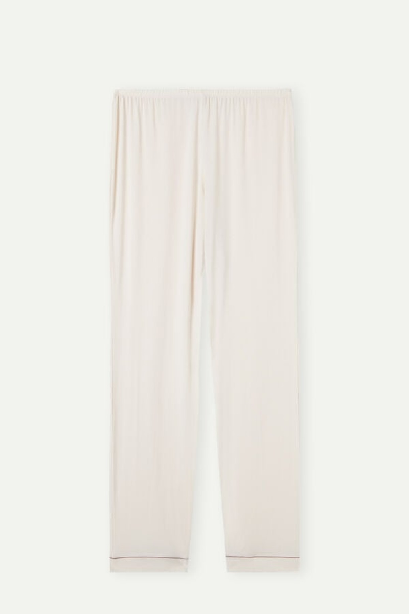 Intimissimi Long Micromodal Trousers Bež | SN-ITMSM58213