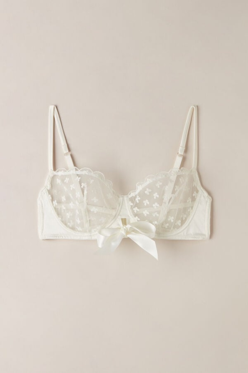 Intimissimi Love Cadeau Balconette Bra Bijele | SN-ITMSM57272