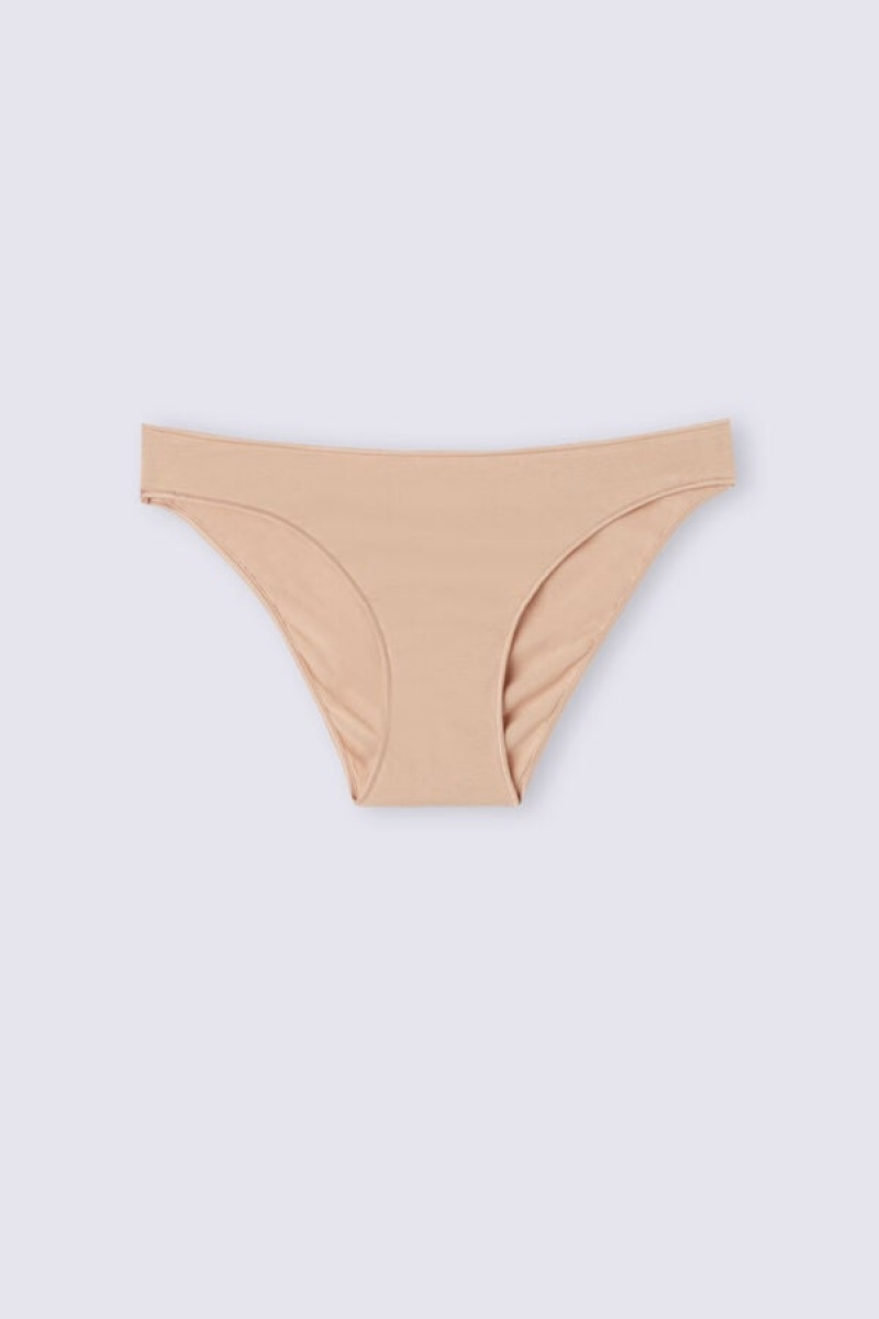 Intimissimi Low Rise Cotton Panties Bež | SN-ITMSM57599