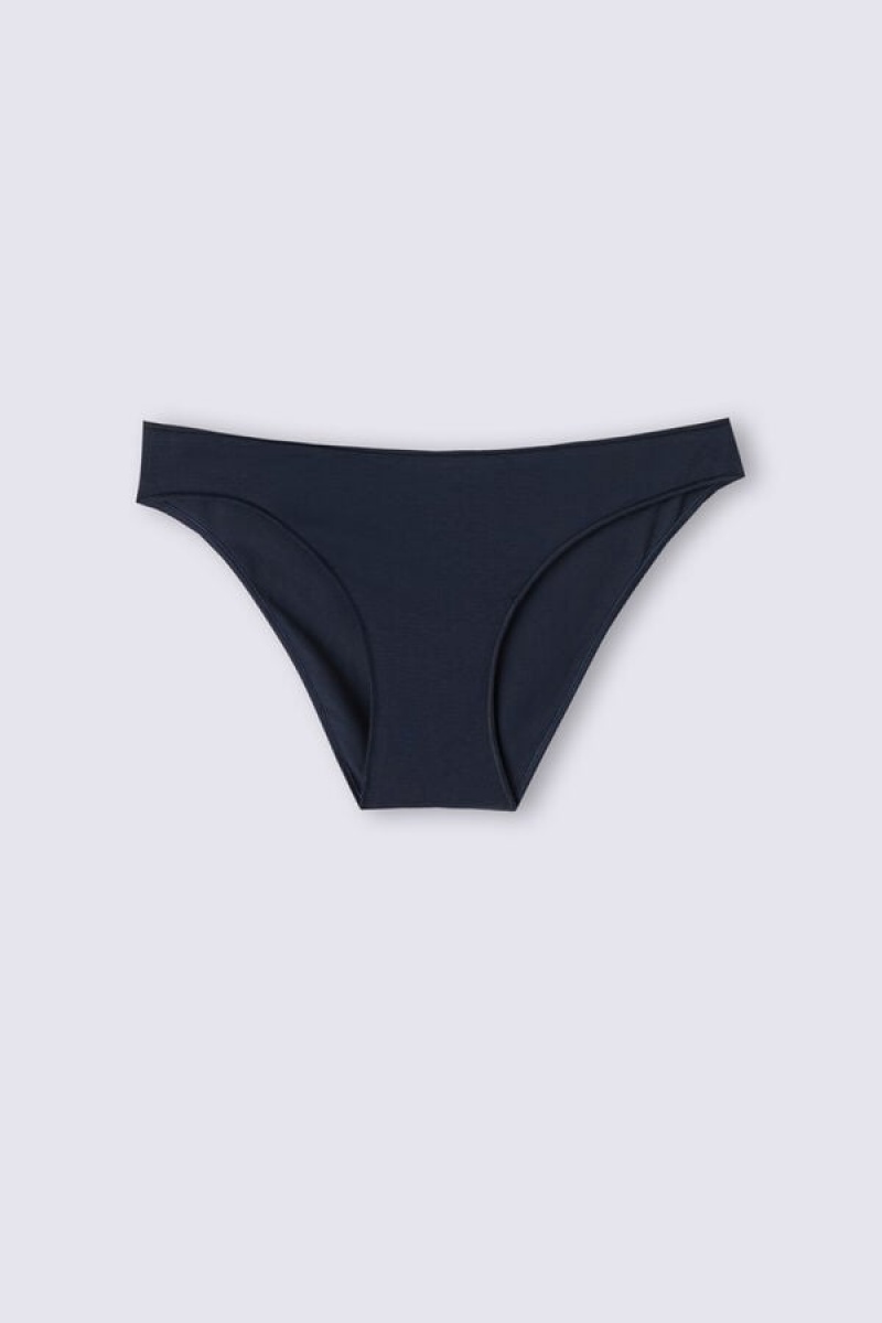 Intimissimi Low Rise Cotton Panties Plave | SN-ITMSM57600