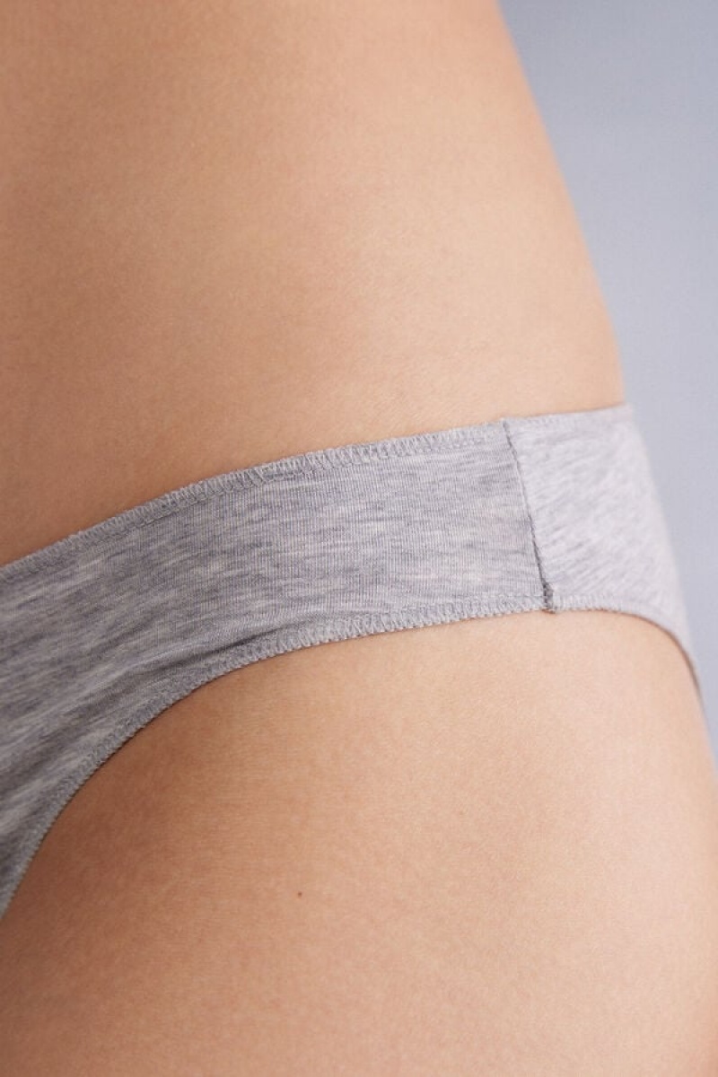 Intimissimi Low Rise Cotton Panties Sive | SN-ITMSM57587