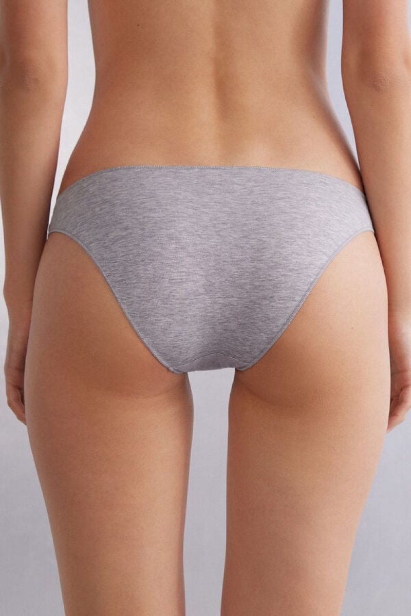 Intimissimi Low Rise Cotton Panties Sive | SN-ITMSM57587