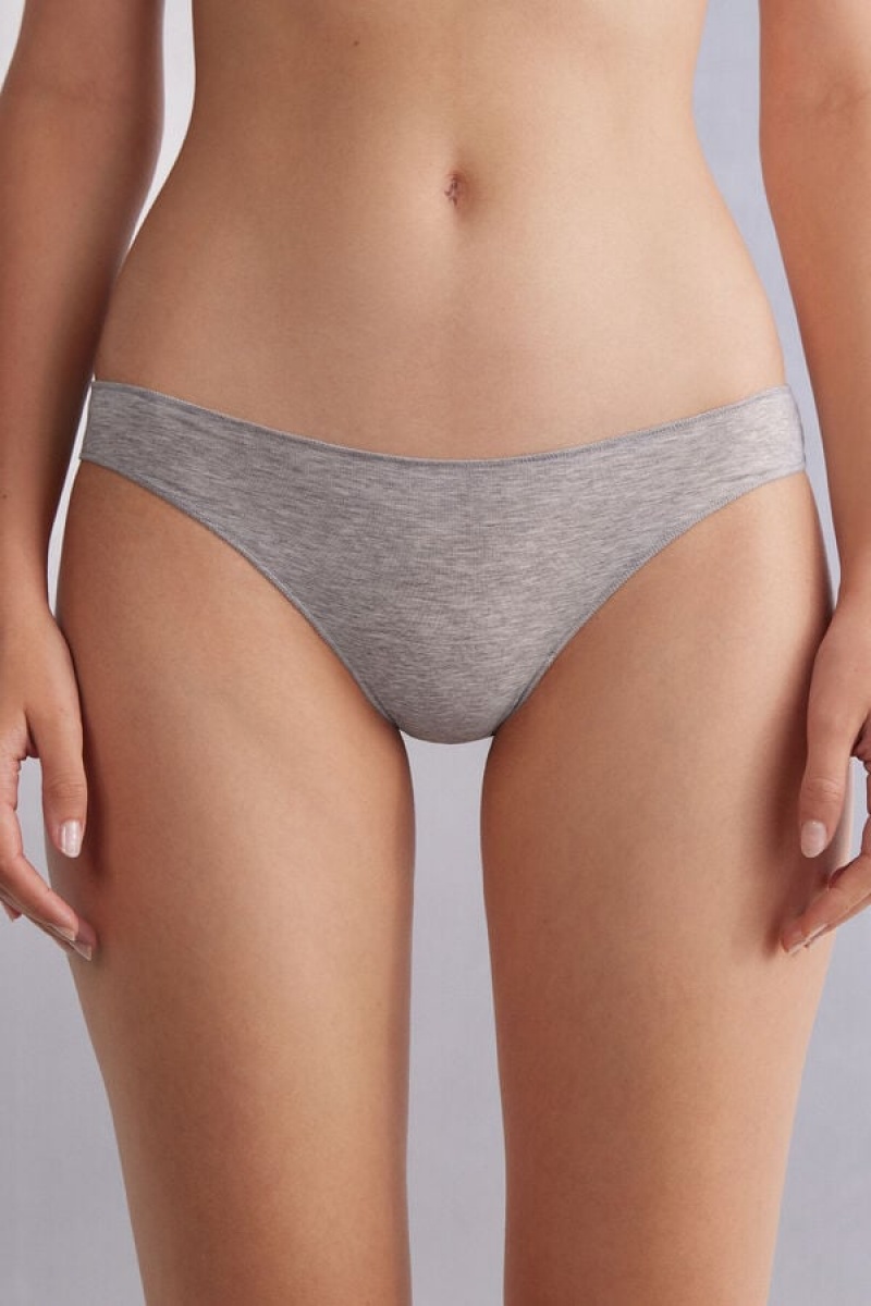 Intimissimi Low Rise Cotton Panties Sive | SN-ITMSM57587