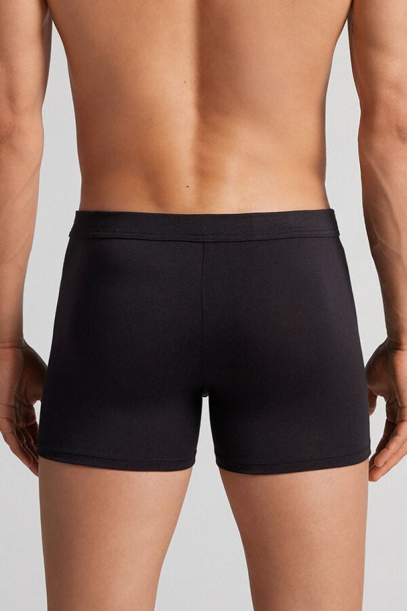 Intimissimi Modal And Silk Boxers Crne | SN-ITMSM58528