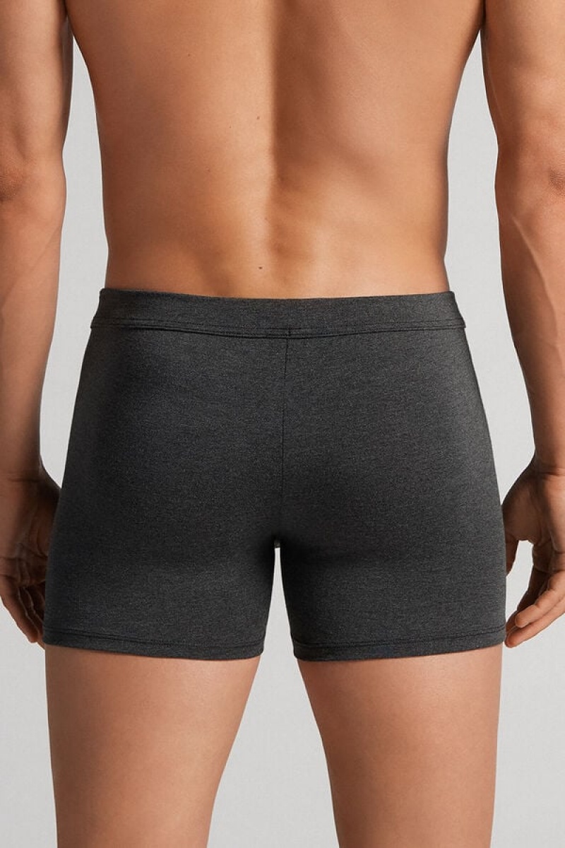 Intimissimi Modal And Silk Boxers Sive | SN-ITMSM58457