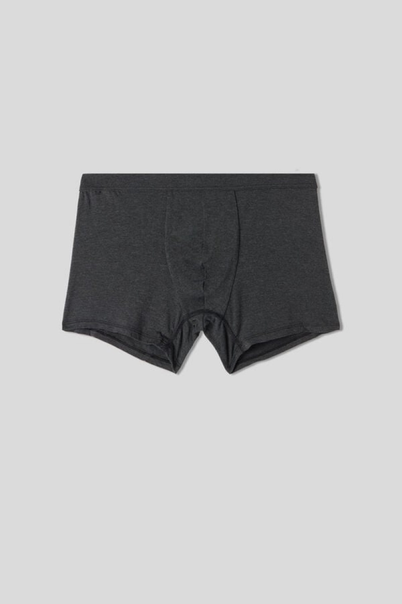 Intimissimi Modal And Silk Boxers Sive | SN-ITMSM58457