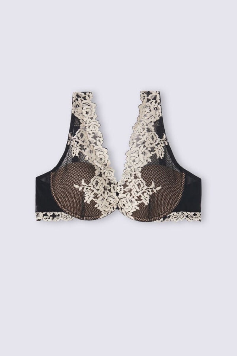 Intimissimi Pretty Flowers Elena Balconette Bra Visebojne | SN-ITMSM56854