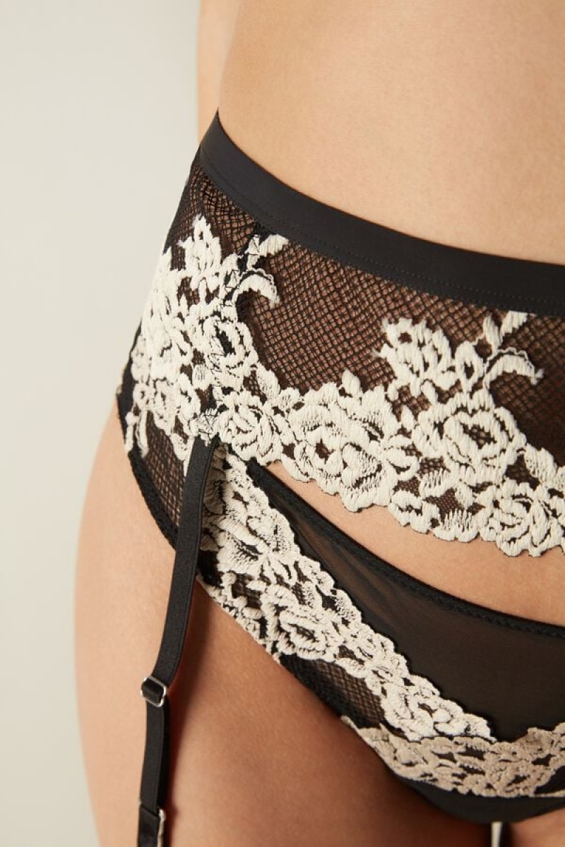 Intimissimi Pretty Flowers Garter Belt Visebojne | SN-ITMSM57887