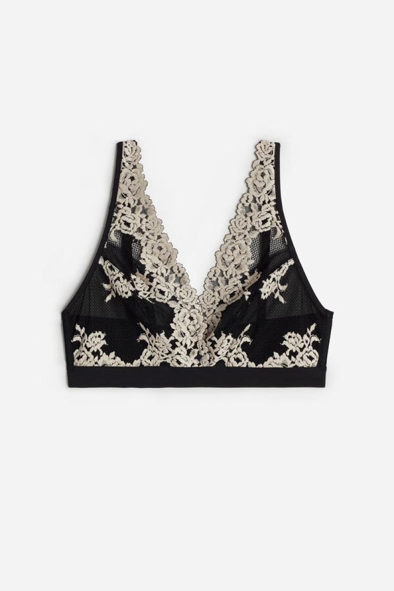 Intimissimi Pretty Flowers Lara Triangle Bra Visebojne | SN-ITMSM56606