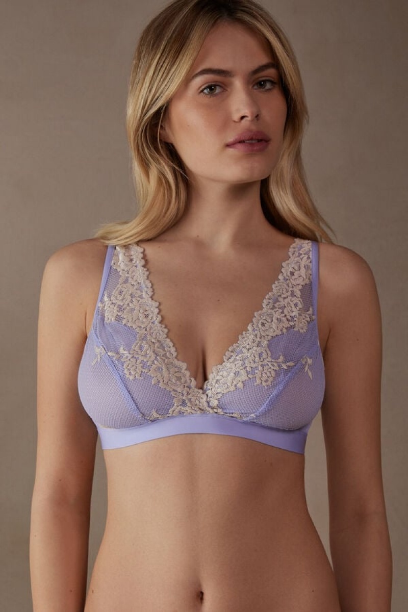 Intimissimi Pretty Flowers Lara Triangle Bra | SN-ITMSM56665