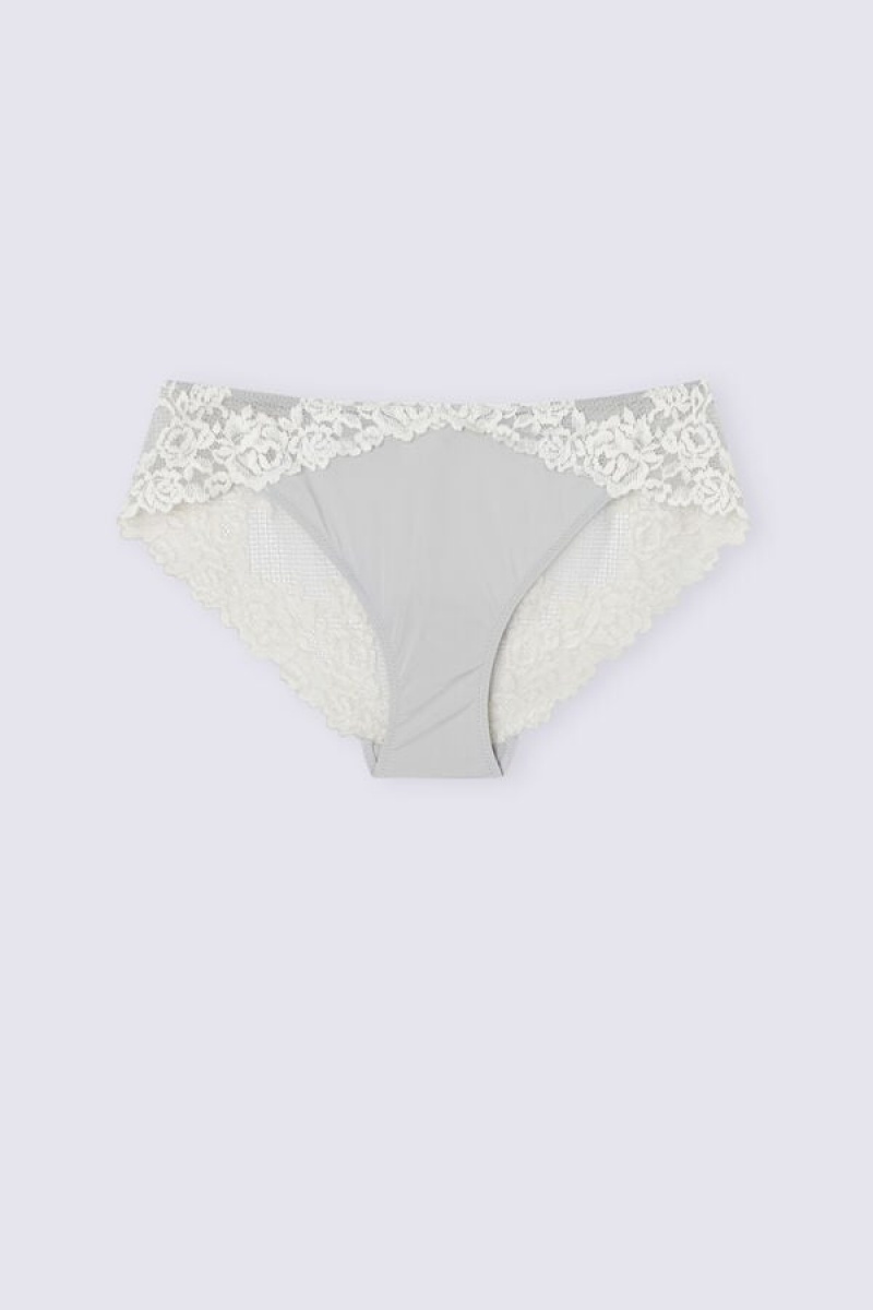 Intimissimi Pretty Flowers Panties Bijele | SN-ITMSM57625