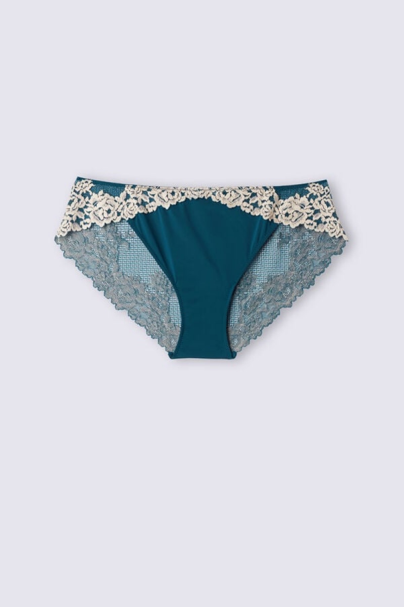 Intimissimi Pretty Flowers Panties Plave | SN-ITMSM57619