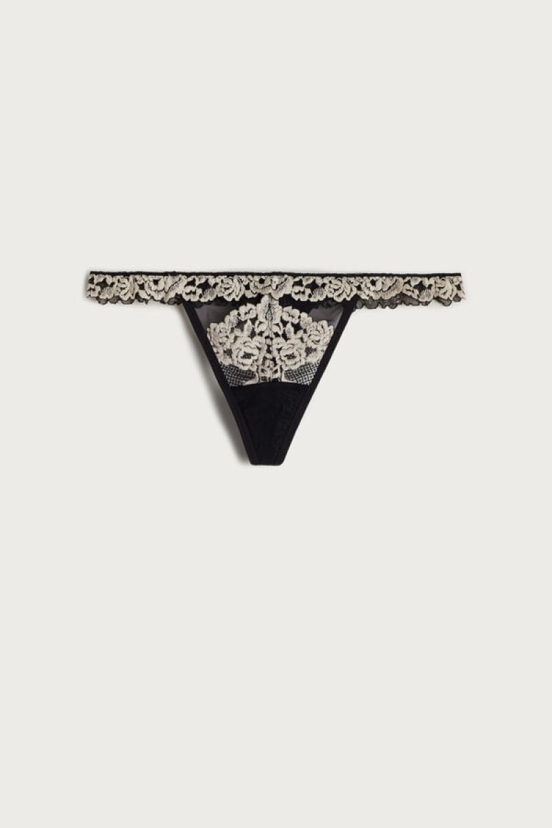 Intimissimi Pretty Flowers String Thong Visebojne | SN-ITMSM57705