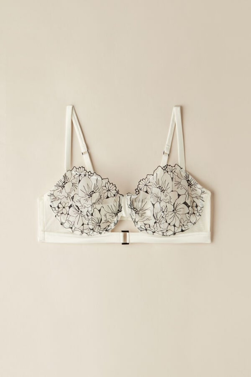 Intimissimi Pure Joy Daniela Balconette Bra Bijele | SN-ITMSM56516