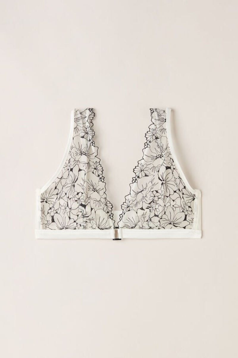 Intimissimi Pure Joy Triangle Bra Bijele | SN-ITMSM56666