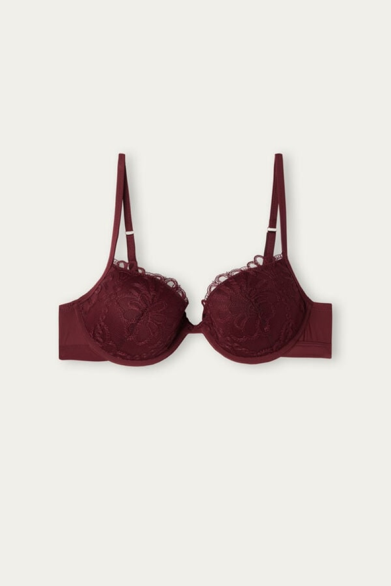 Intimissimi Romantic Life Bellissima Push-up Bra Crvene | SN-ITMSM56748