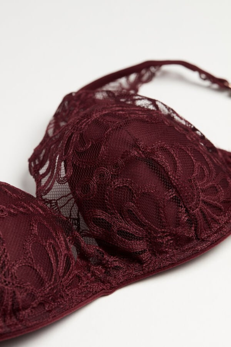 Intimissimi Romantic Life Giorgia Balconette Bra Crvene | SN-ITMSM56843