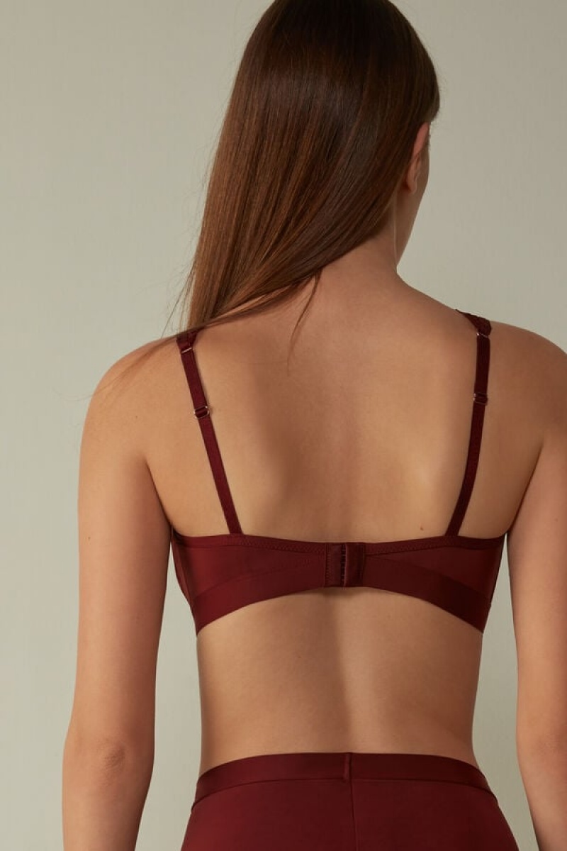 Intimissimi Romantic Life Lara Triangle Bra Crvene | SN-ITMSM56651