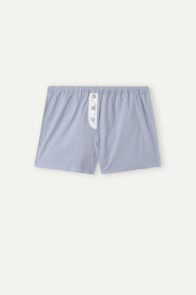 Intimissimi Santorini View Cotton Cloth Shorts Visebojne | SN-ITMSM58367