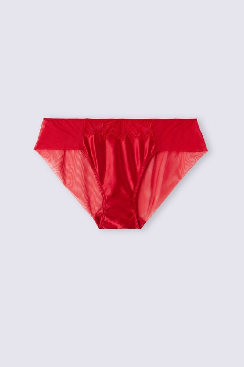 Intimissimi Satin Darlings Panties Crvene | SN-ITMSM57644