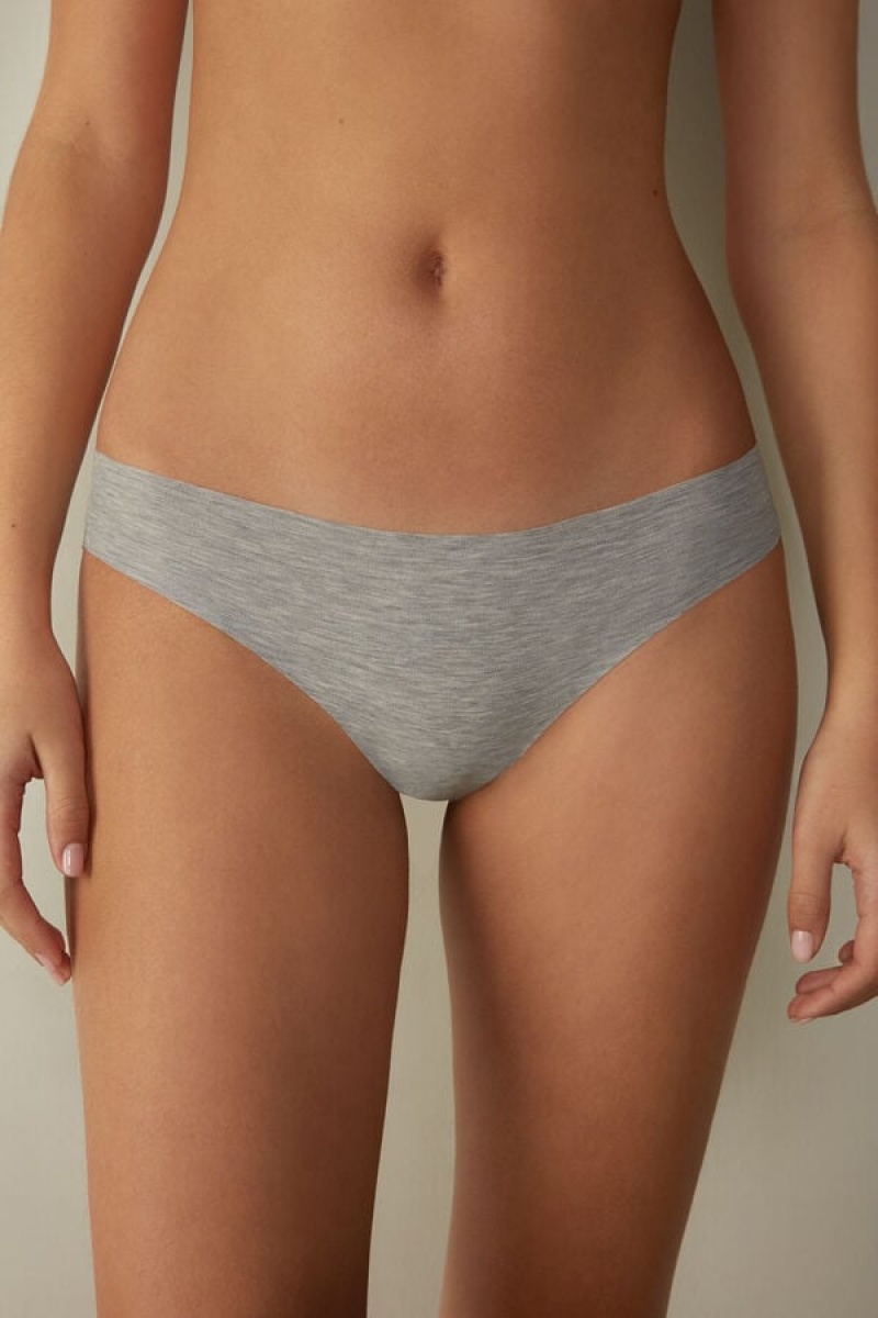 Intimissimi Seamless Supima® Cotton Brazilian Panties Sive | SN-ITMSM57407