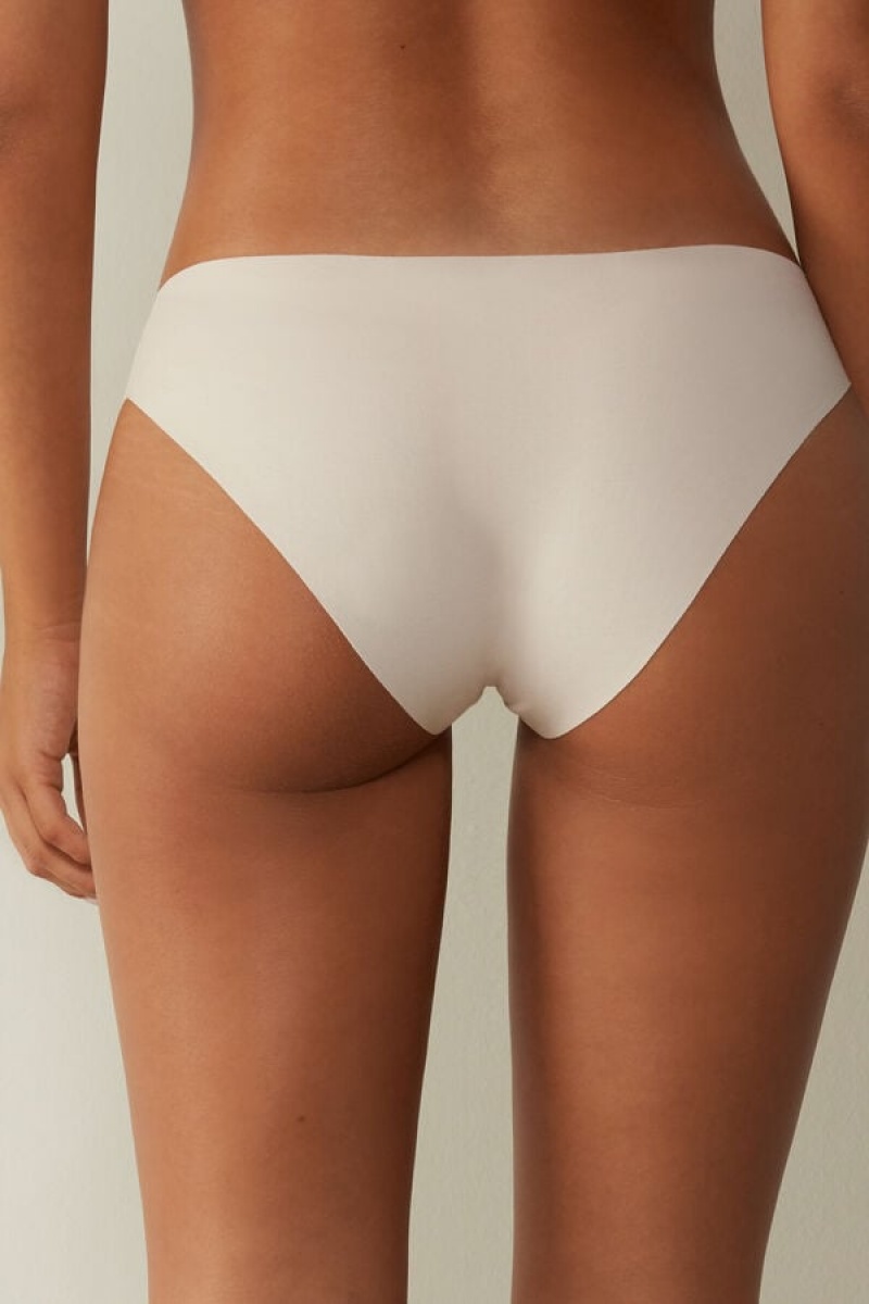 Intimissimi Seamless Supima® Cotton Panties Bež | SN-ITMSM57525